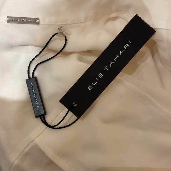 ELIE TAHARI | Size XS | silk blouse - Picture 6 of 10